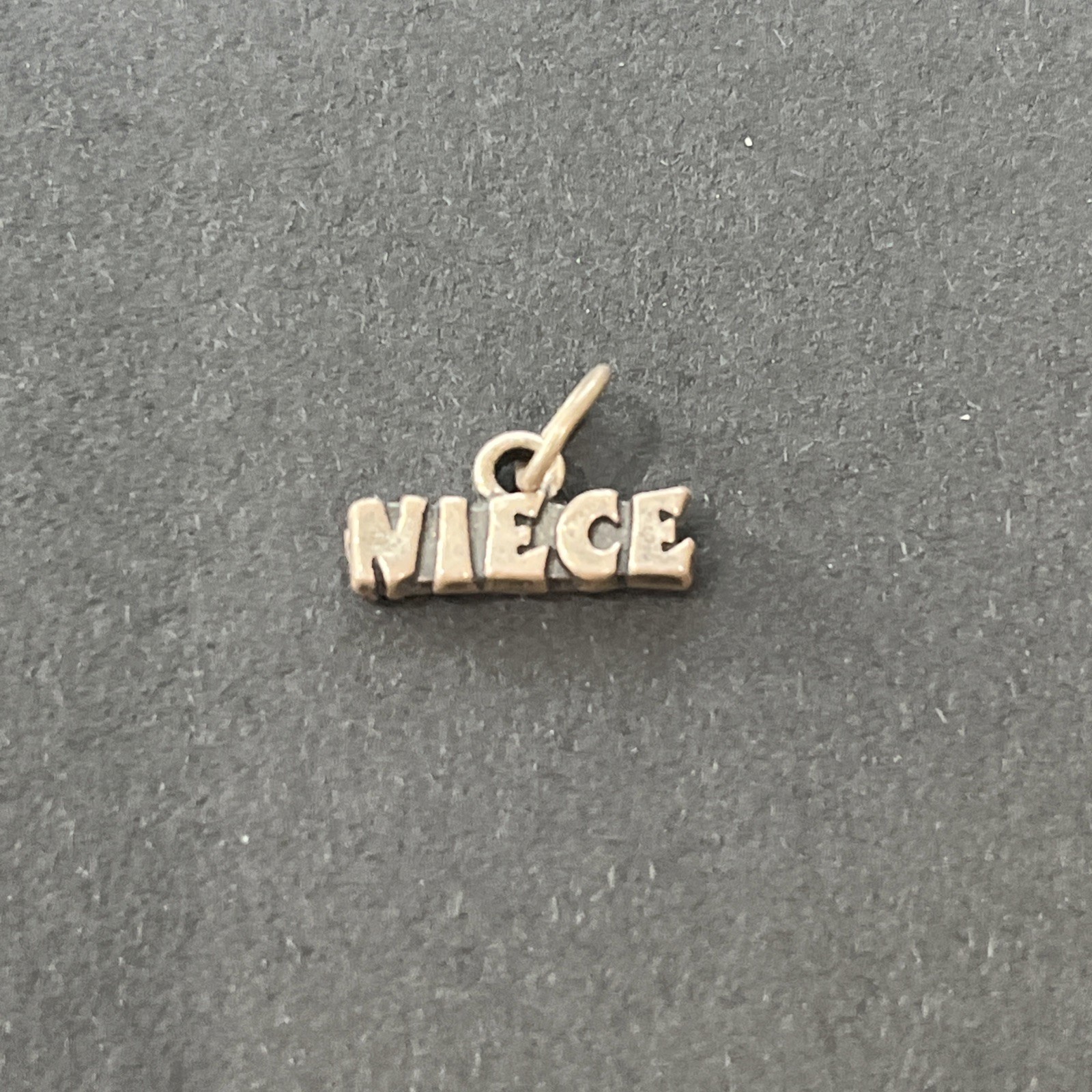 Sterling Silver NIECE Charm Or Pendant ESTATE SALE FIND Stamped & Signed
