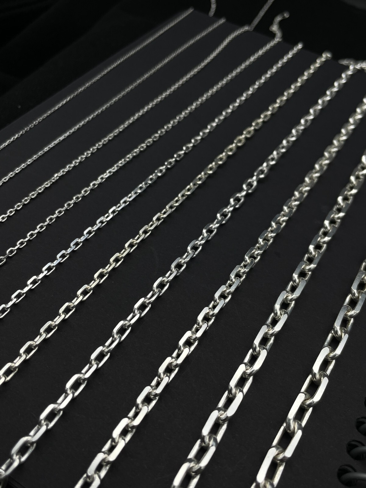 Men Cable Link Anchor 925 Sterling Silver Chain Necklace Gift for Birthday Chain