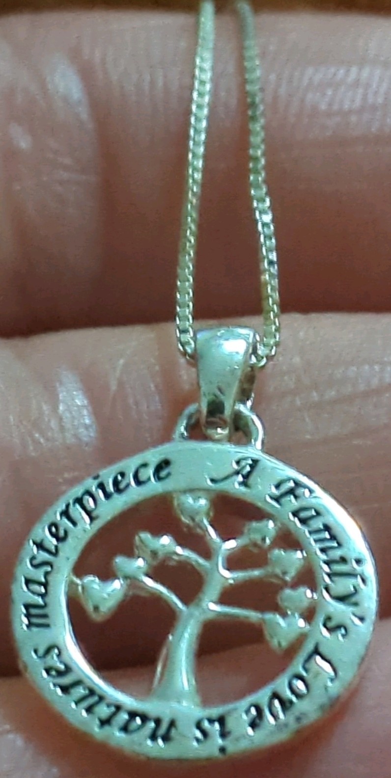 Silver 925 Tree Of Life Pendant & Chain A Family’s Love is Natures Masterpiece