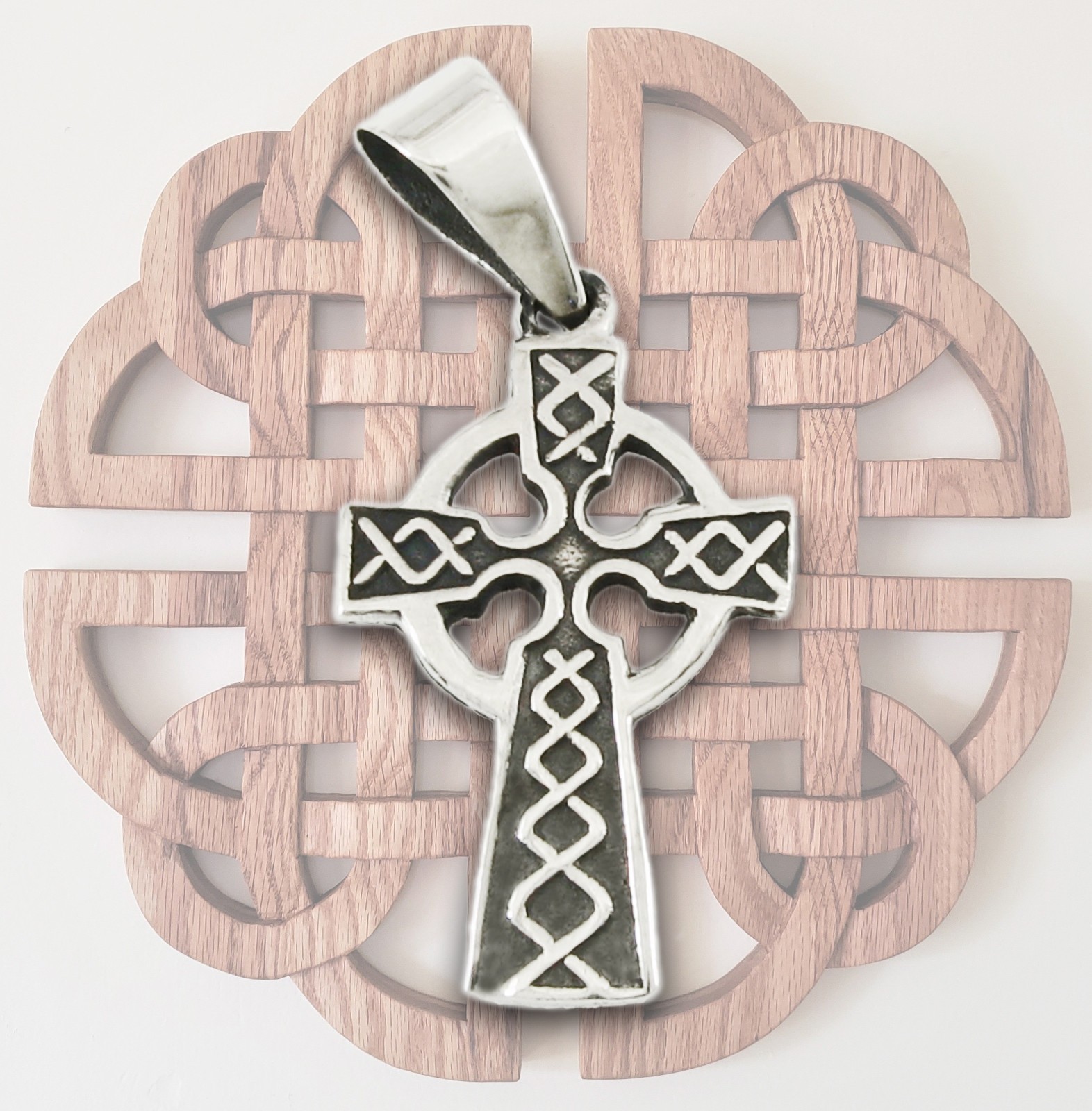 Celtic Cross Pendant- SOLID Sterling Silver – NEW!