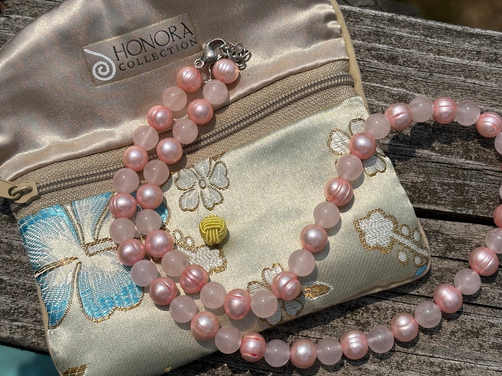 Honora Pink Pearl Necklace