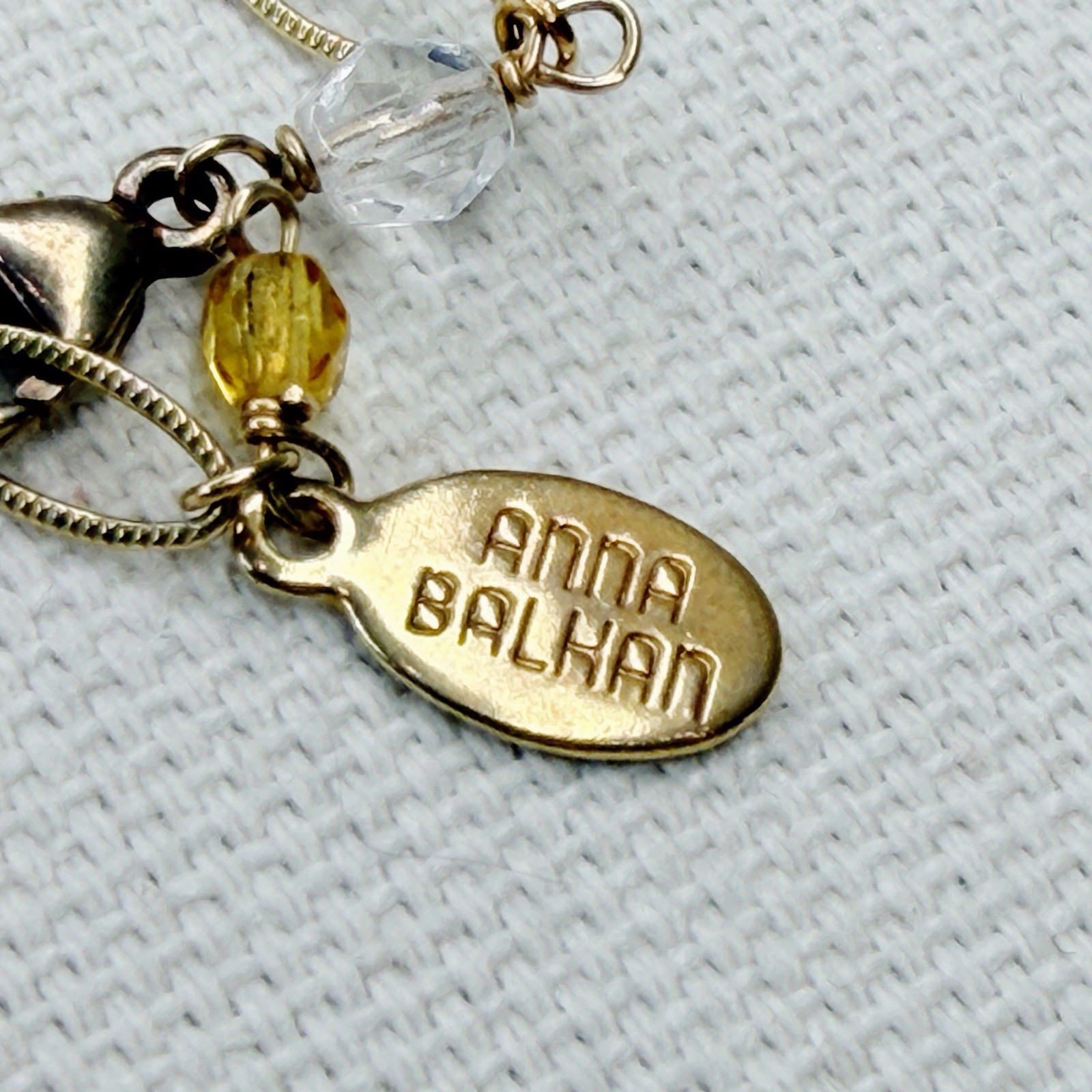 Anna Balkan Cluster Gemstone Necklace Pearl Topaz Carnelian Citrine Peridot Boho