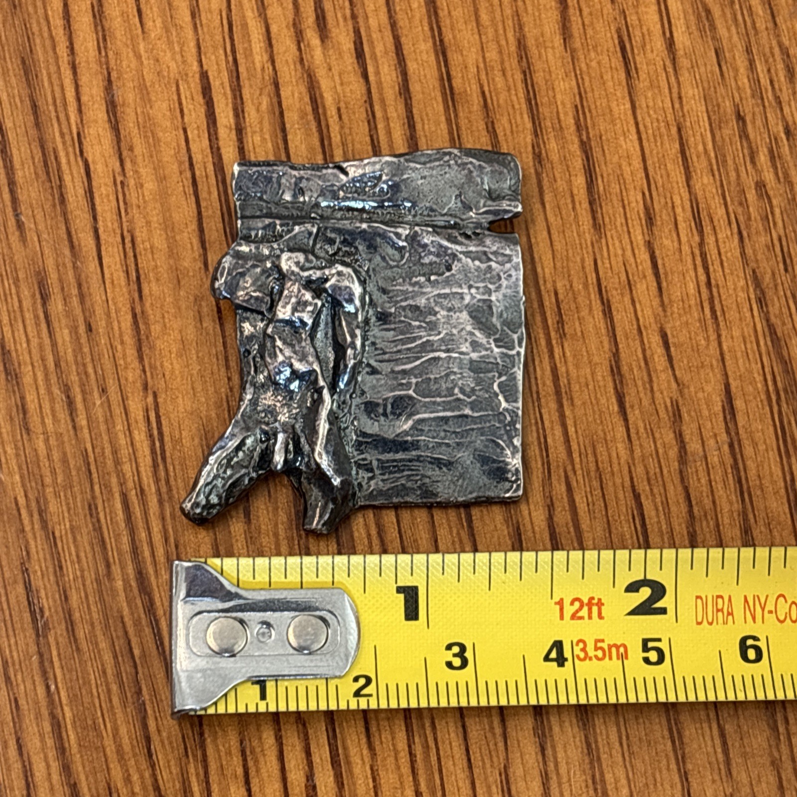 Jolanta Pawlak Fine Art Sterling Silver Pendant Abstract Male Figural 23g Q3