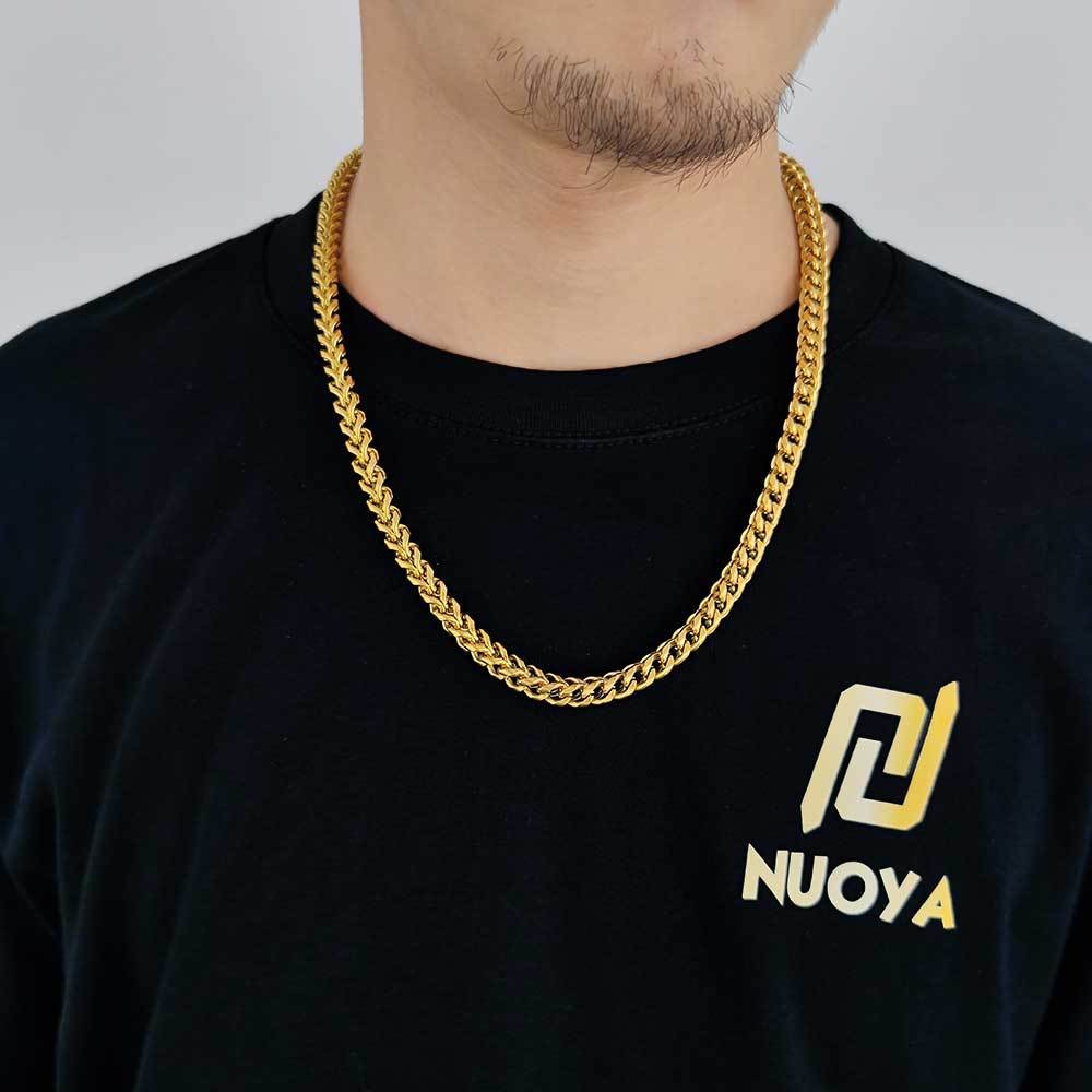 6mm 316L Stainless Steel Cuban Link Chain Hip Hop Men Bracelet Daily Jewelry