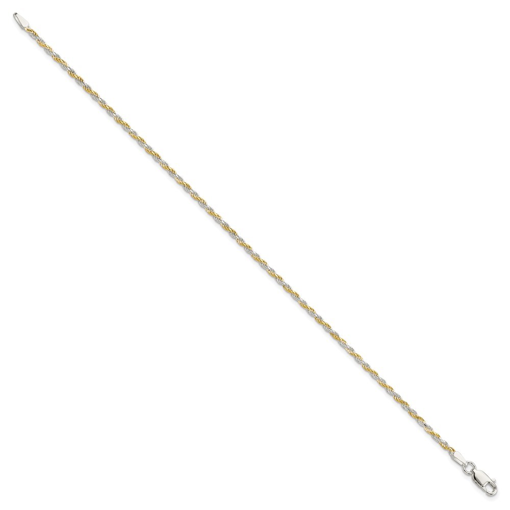 925 Sterling Silver 1.85-3.5mm Rope Chain Necklace 7-30 Inch Mens Womens