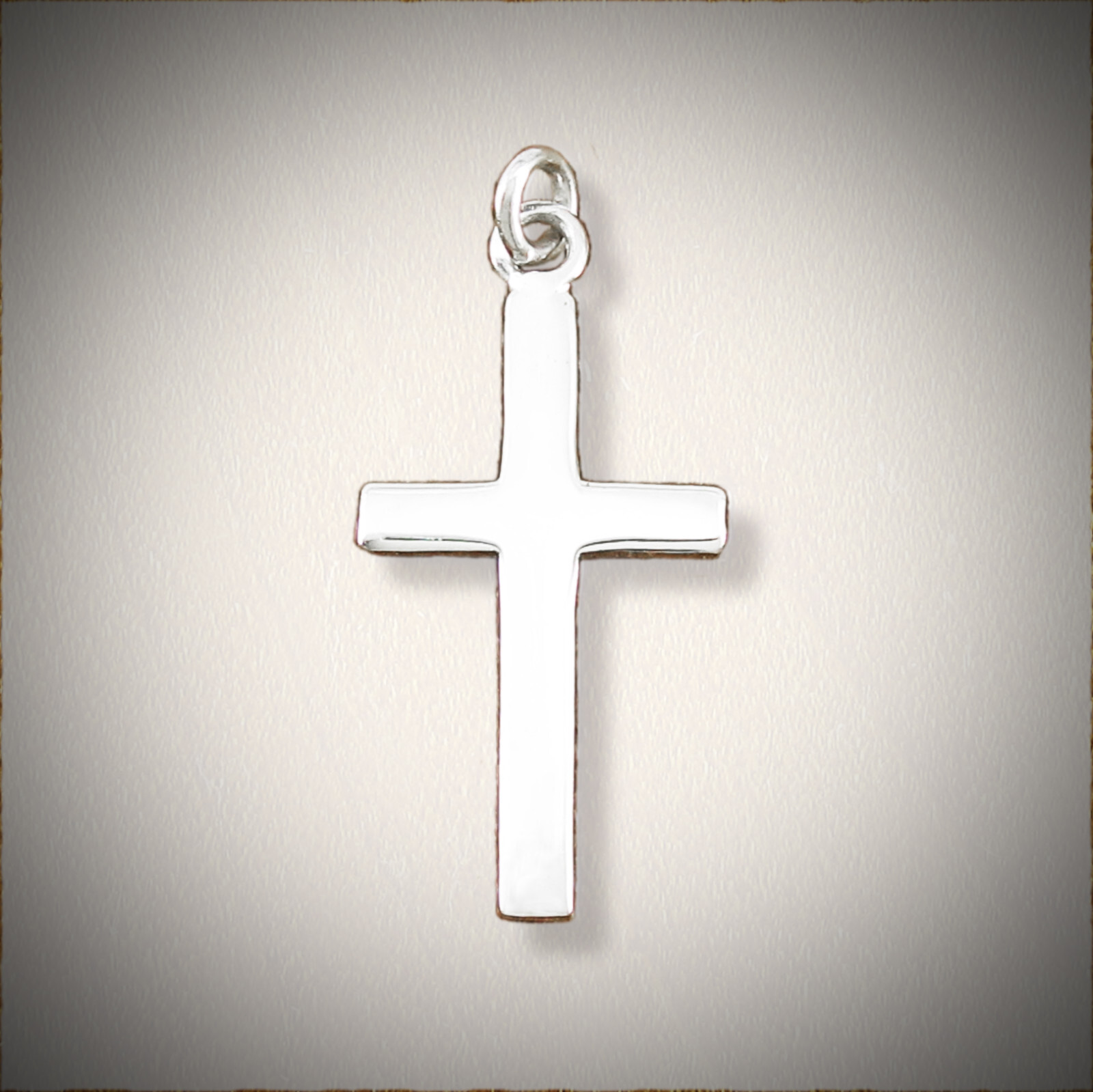 Small Cross “Back to Basics” Pendant – ‘925’ Sterling Silver – Use Your CHAIN!