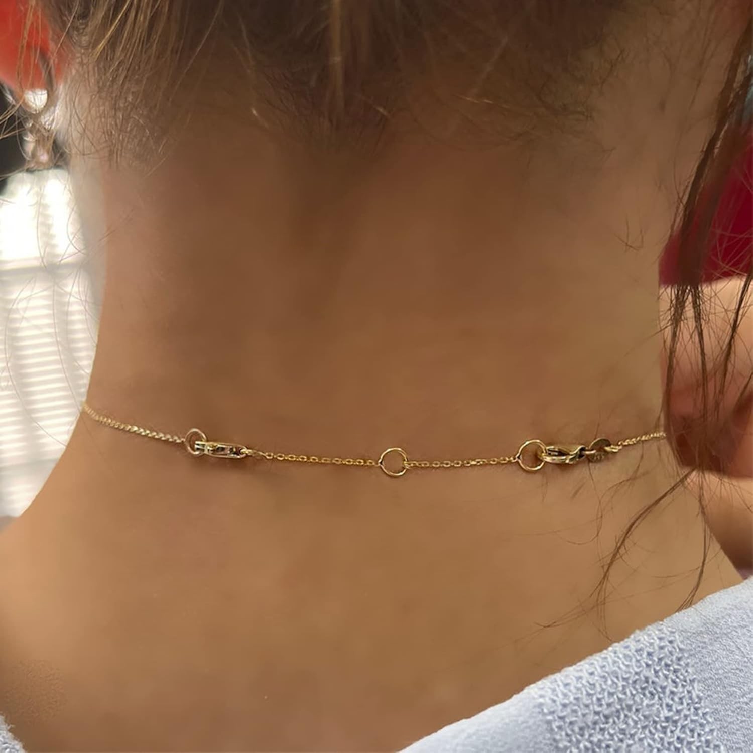 3 pack 14K Gold Necklace Extenders, Chain Lobster for Necklace Bracelet Anklet