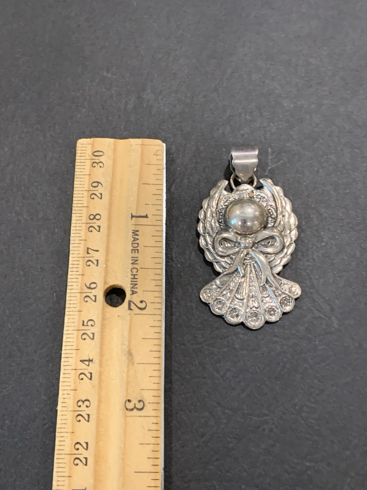 thailand 925 sterling silver vintage Angel Pendant