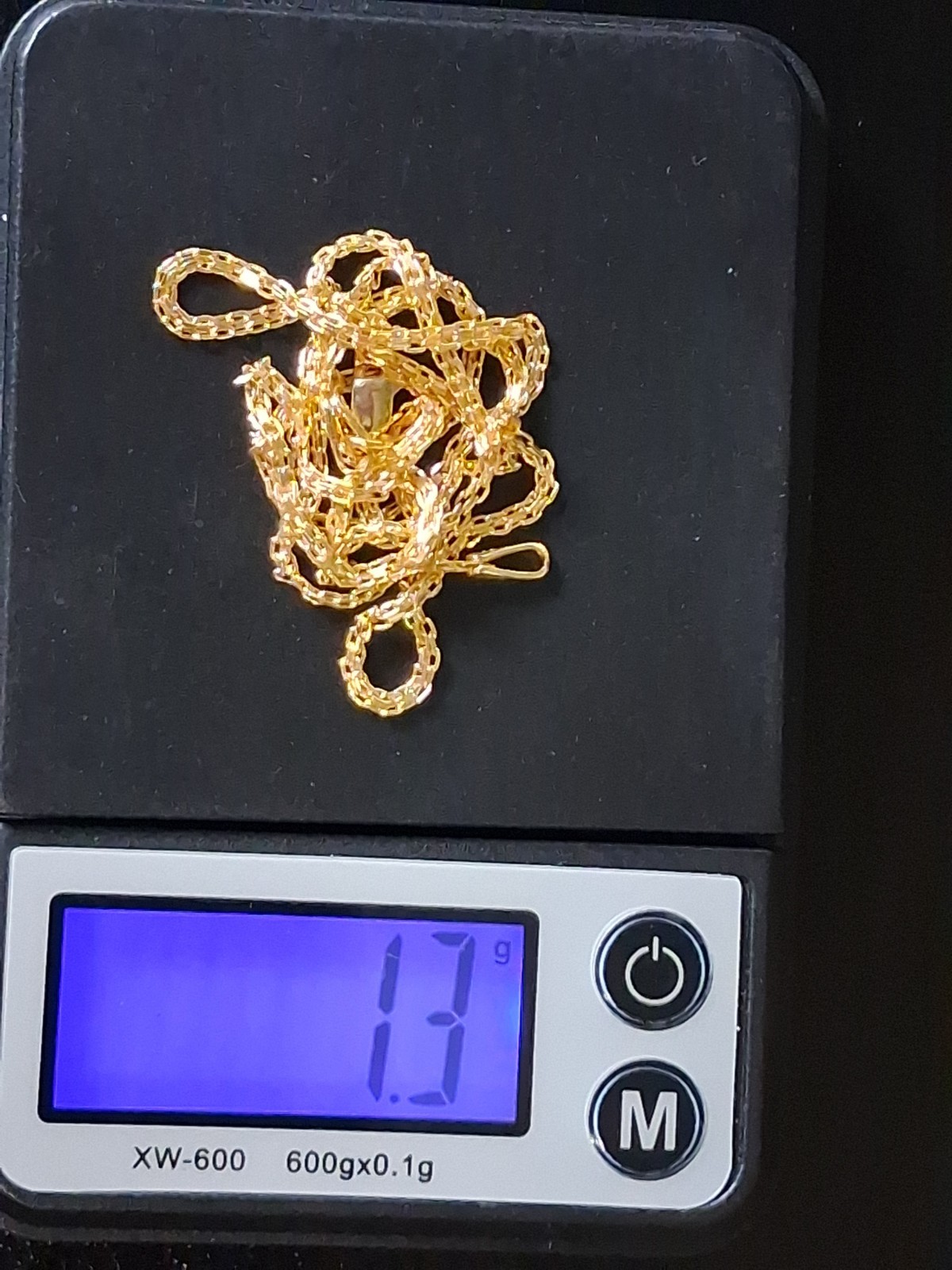 20″ 10k Yellow Gold Double Link Chain 1.5mm