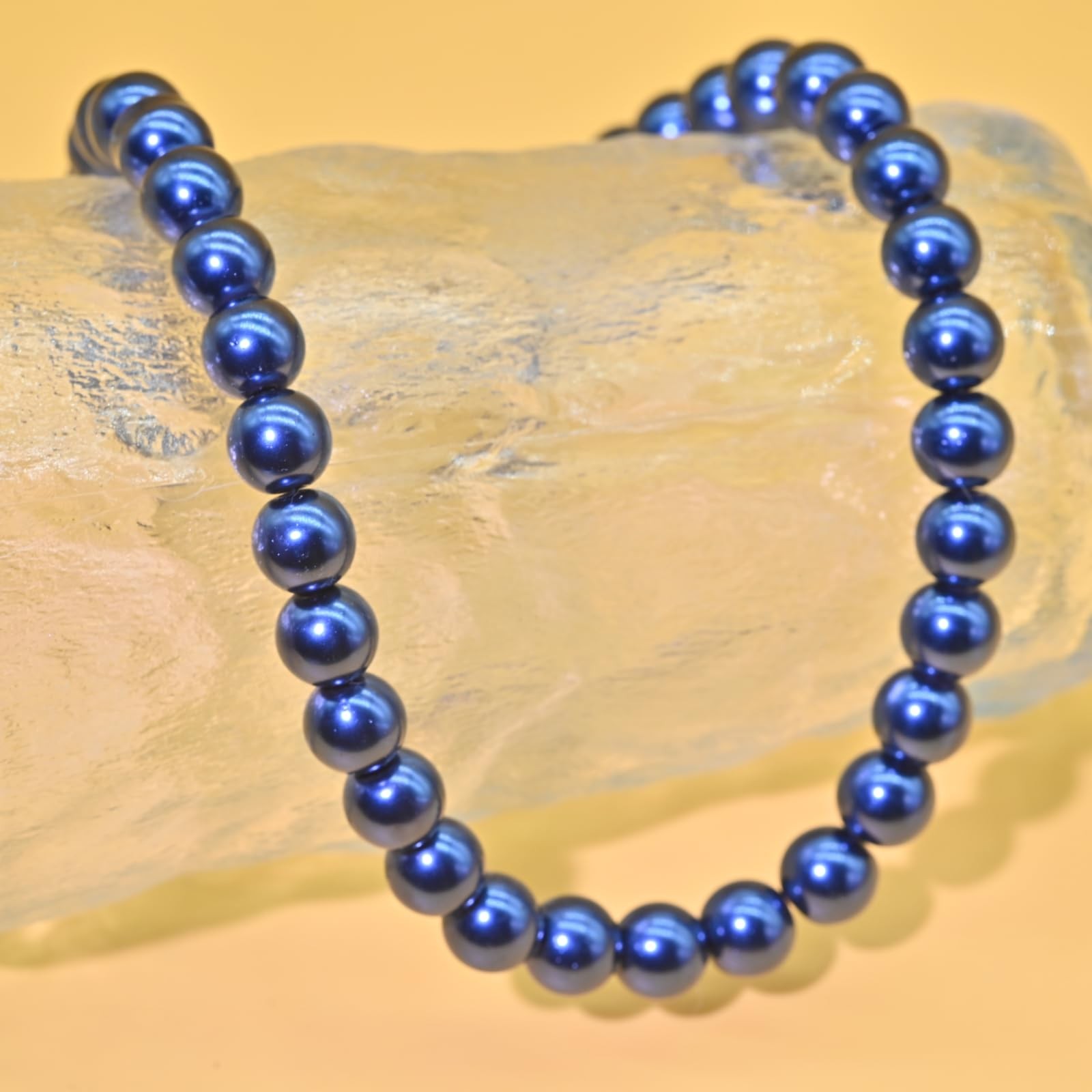 Colorful Mood Choker Baroque Bead Imitation Pearls Necklace, Women, Adults Simpl