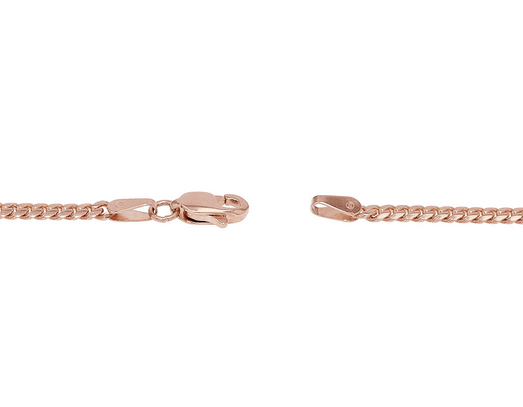 Unisex Miami Cuban Link Chain Necklace 2.5MM Solid Real10K Rose Gold 16-30 In…