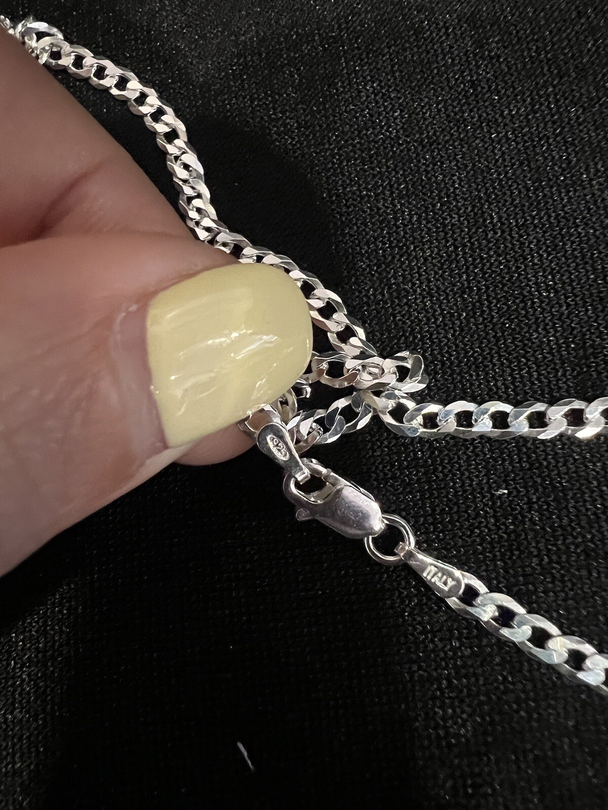 925 Sterling Silver Men Women SAN SIMON FOLK SAINT Pendant & Curb Chain 20 26 30