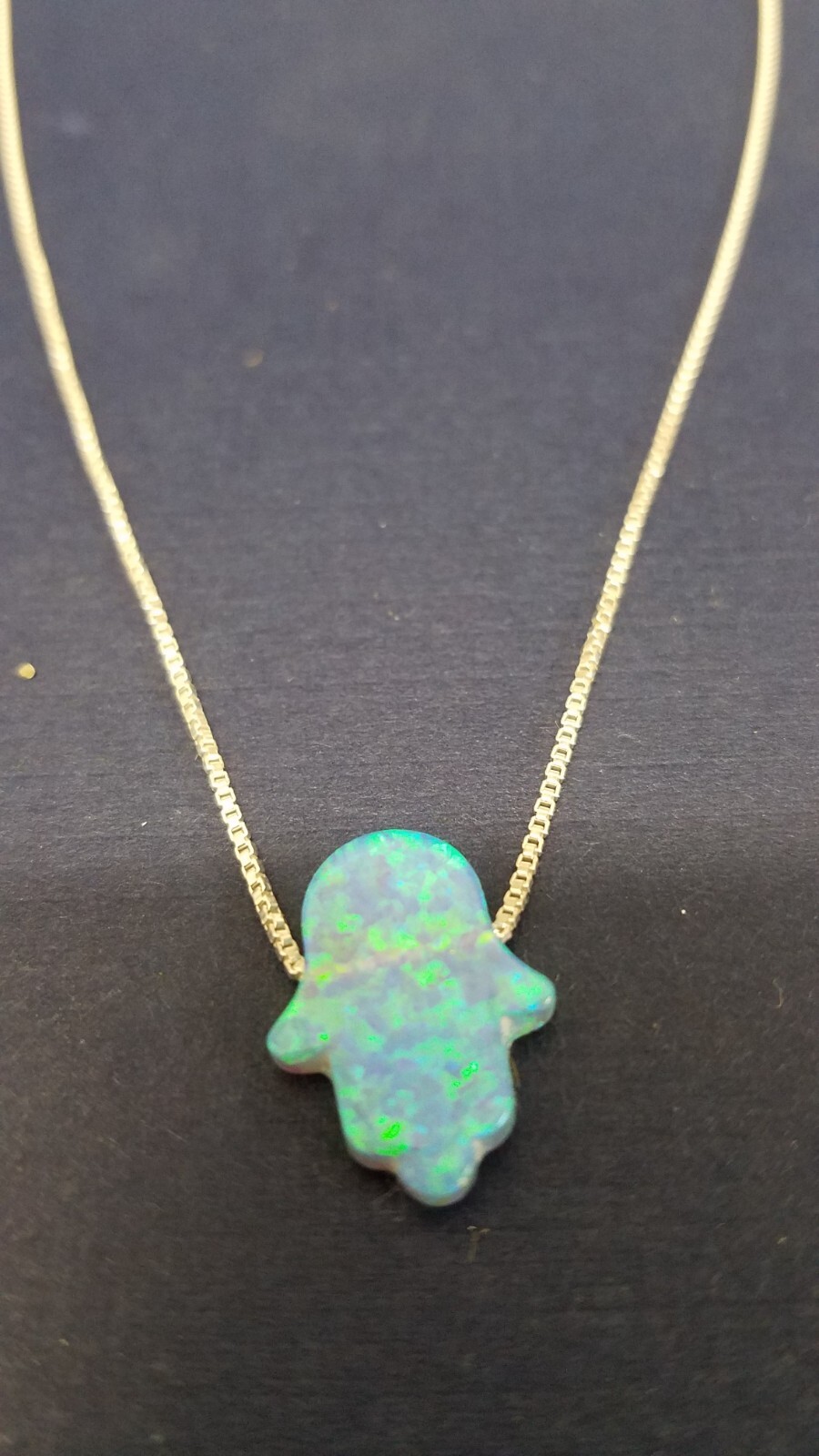 💥 Necklace Fatima Gold Chain EVIL EYE HAMSA CHAMSA hand Charm Choker