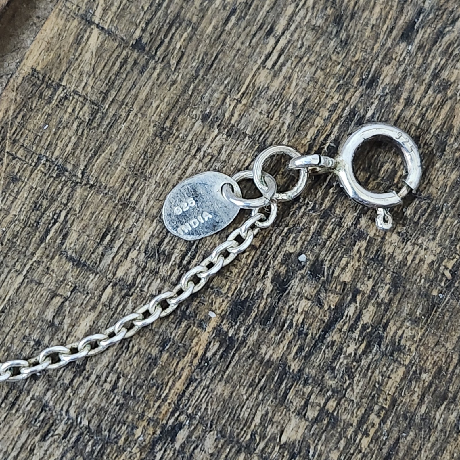 925 Sterling Silver, Choker Bar & Link Necklace” Maker Is “TEOCALLI” India, NEW