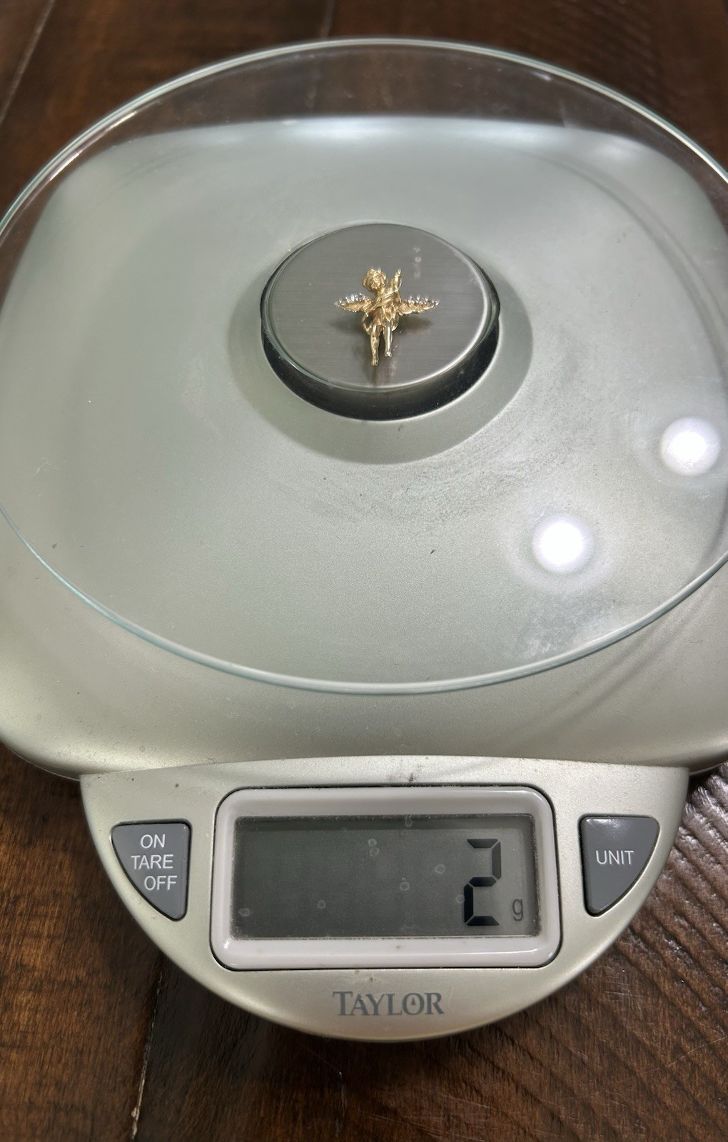14K Yellow Gold Cherub Pendant – 2 Grams