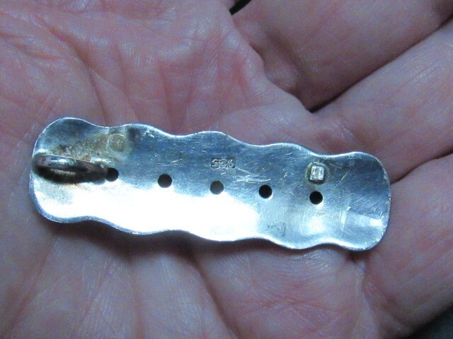multi stone sterling pendant southwestern