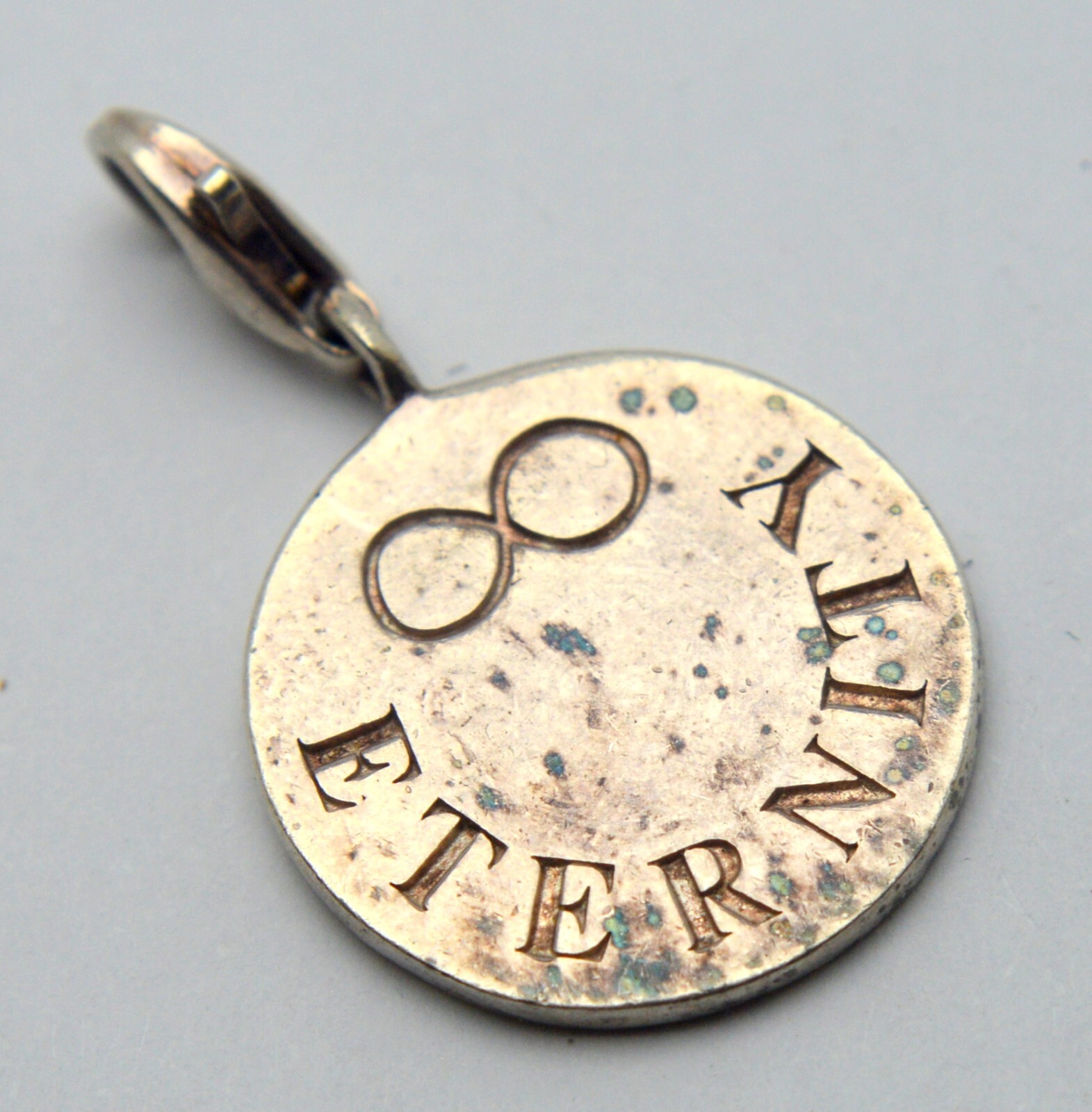 925 STERING SILVER ETERNITY BRANDED PENDANT CHARM