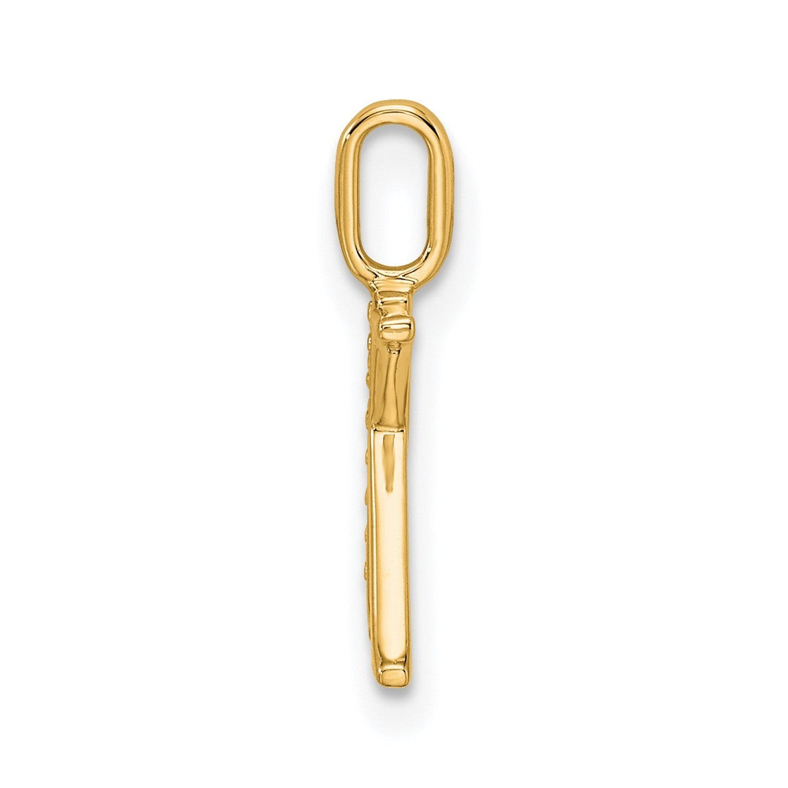 10K Yellow Gold Diamond Letter K Initial Pendant PM8365K-003-1YA