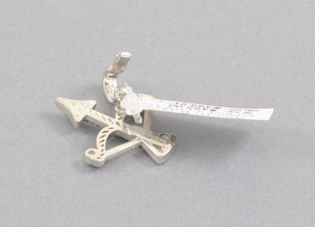 Judith Ripka Sterling Silver Gemstone Sagittarius Zodiac Enhancer