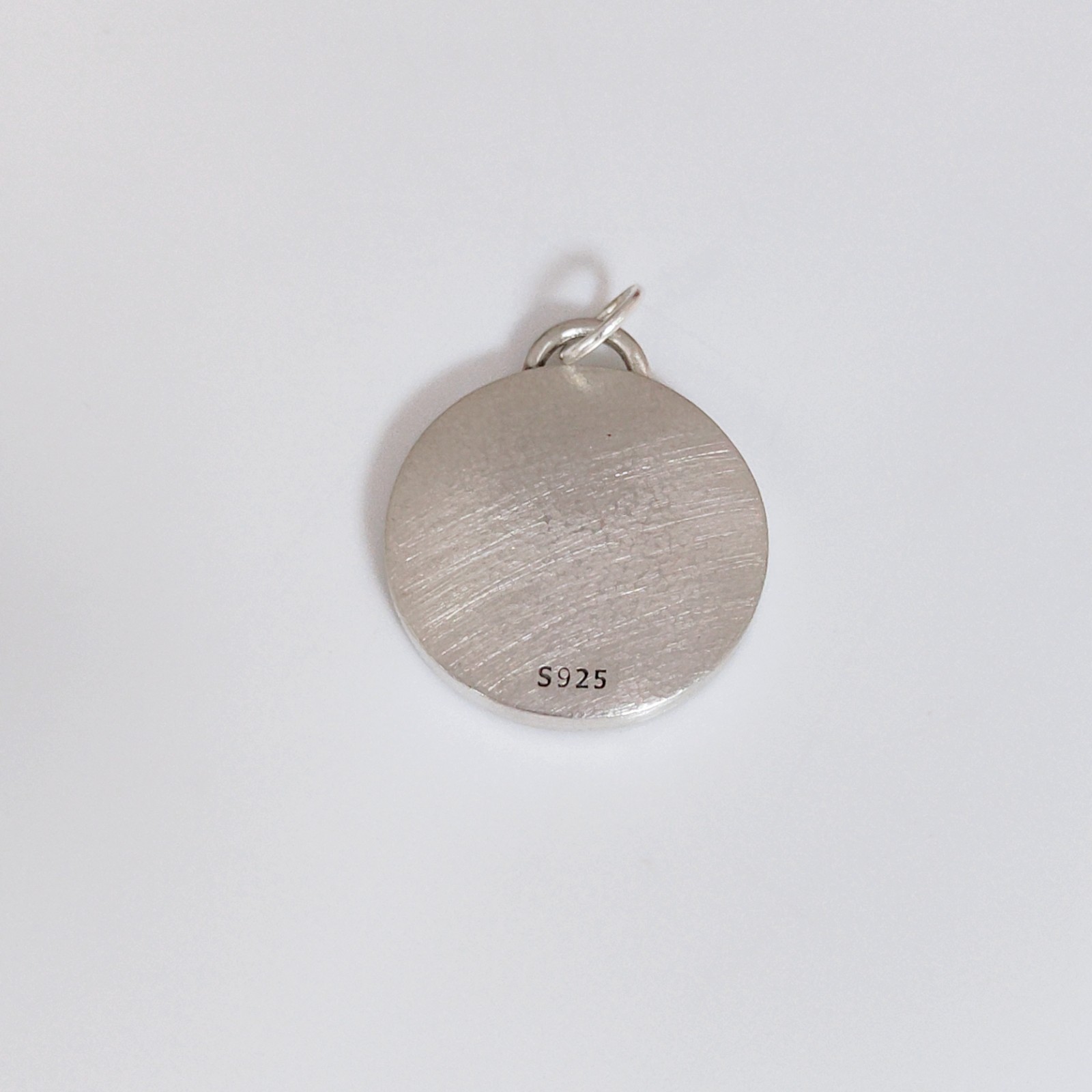 Tropical Beach Landscape Pendant Handmade Ocean Nature Charm Silver with box