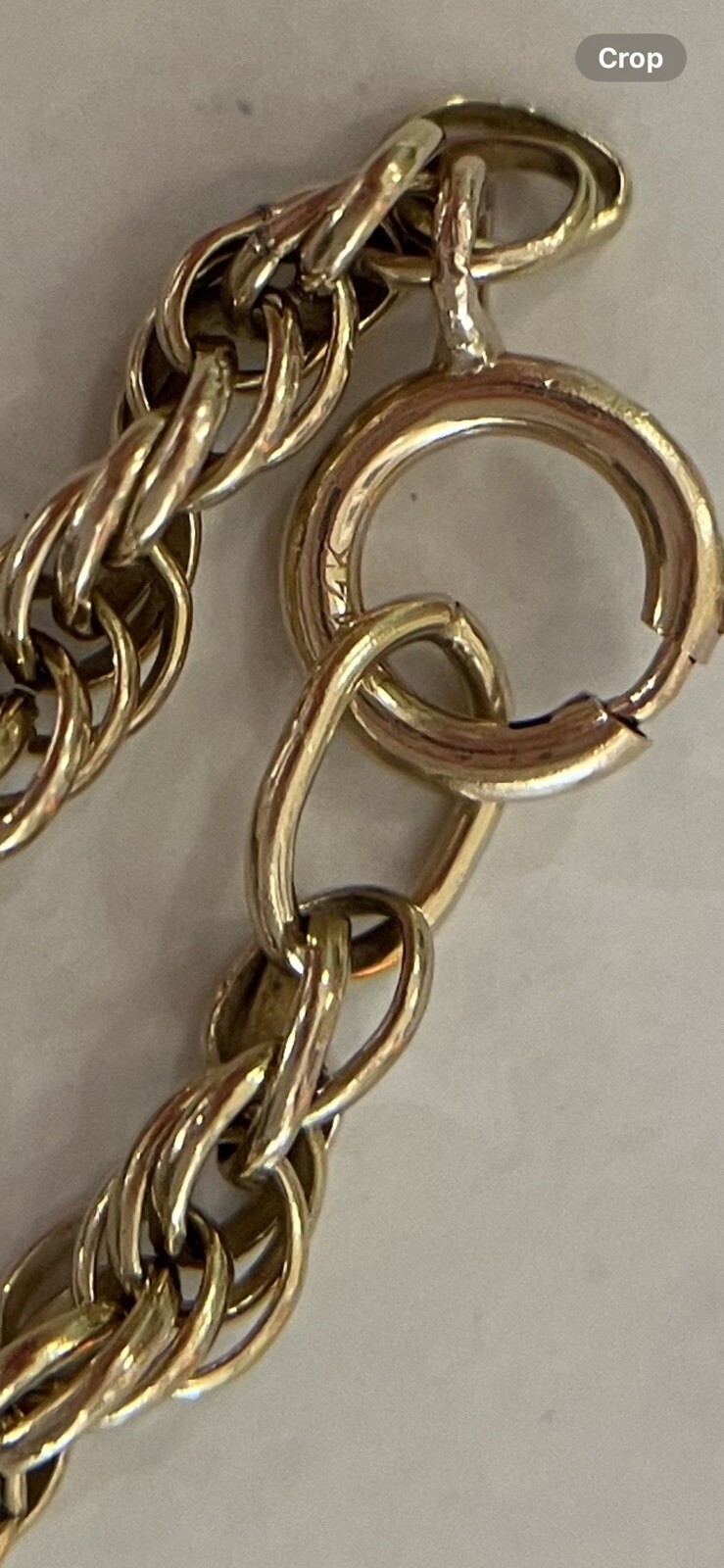 14K Yellow Gold 26” Chain Necklace Vintage 9.6 Grams Excellent