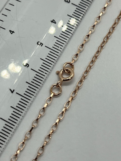9ct Rose Gold 1.7mm Mini Belcher Filed Link Chain 28″ / 70cm (RMINF)