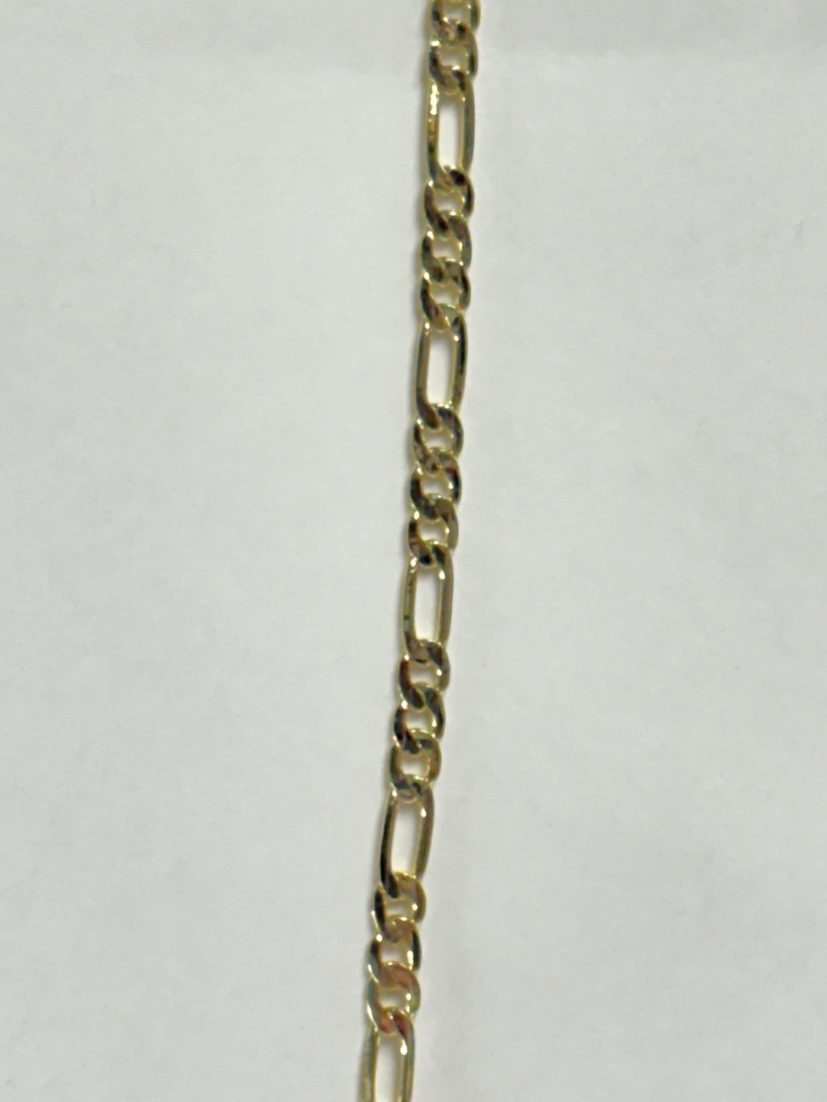 18k 750 Italy STAMPED Gold Filled/Plated Figaro Chain ~ 22” ~ 3mm ~ 11 grams
