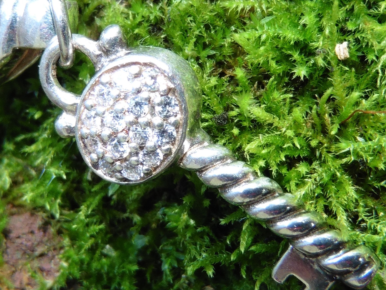 Judith Ripka Key Charm/Pendant S.S. 925