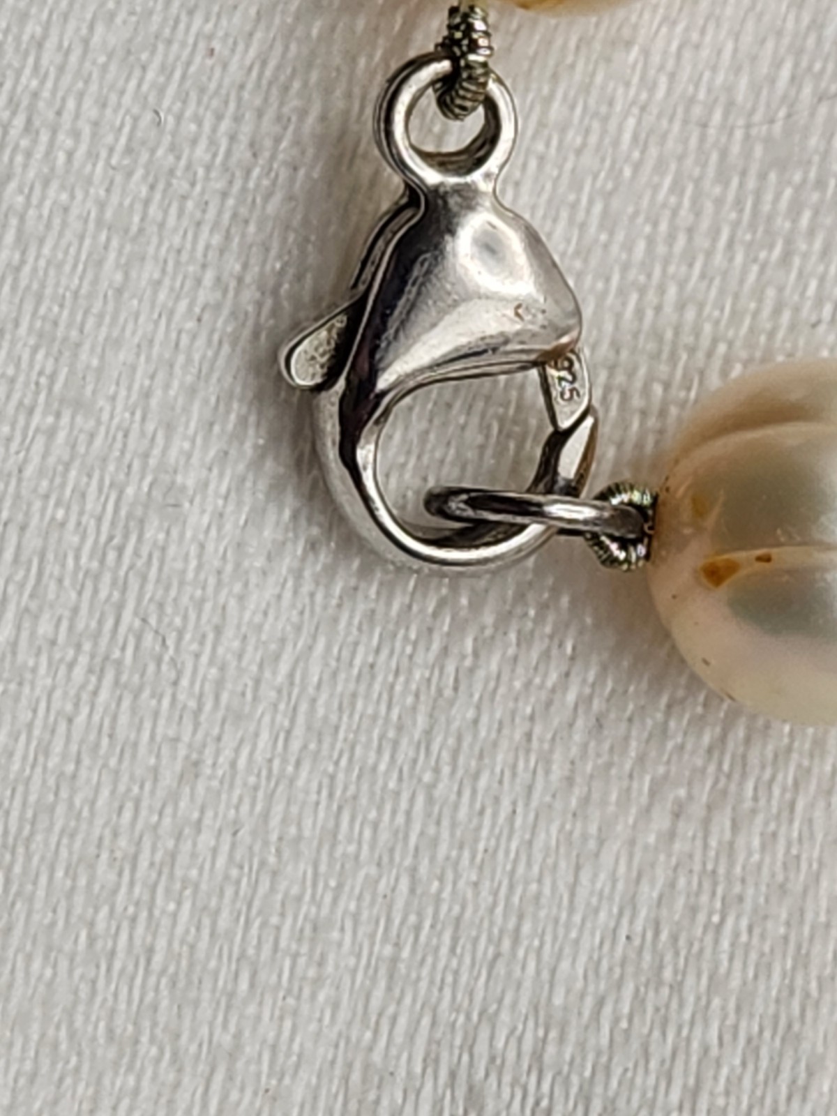 Honora Multicolor Baroque Pearl Necklace 18in 925 Lobster Clasp w/original pouch