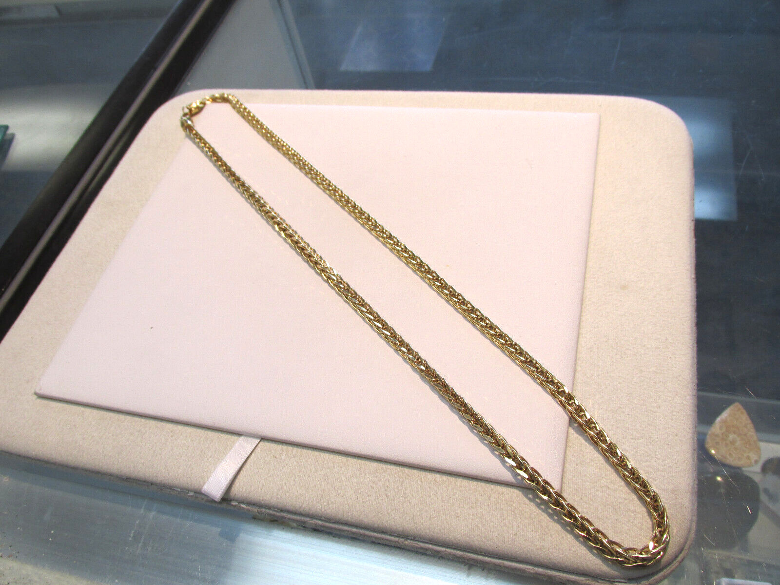 Men’s 23.5 inch Modern Chain Necklace Heavy Duty Hollow 10k Gold MAKE OFFER