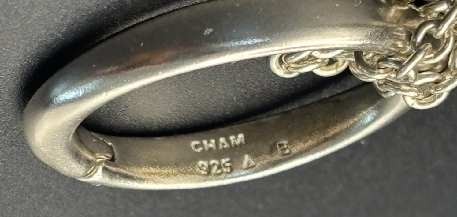 Chamilia 925 Sterling Silver Convertible Adjustable Layered Necklace 40g