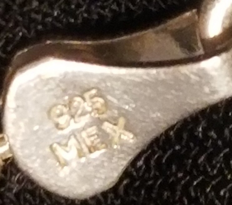 WES WILLIE Signed Pendant,.925 Silver Chain Hammered Pyramid All Seeing Red Ruby