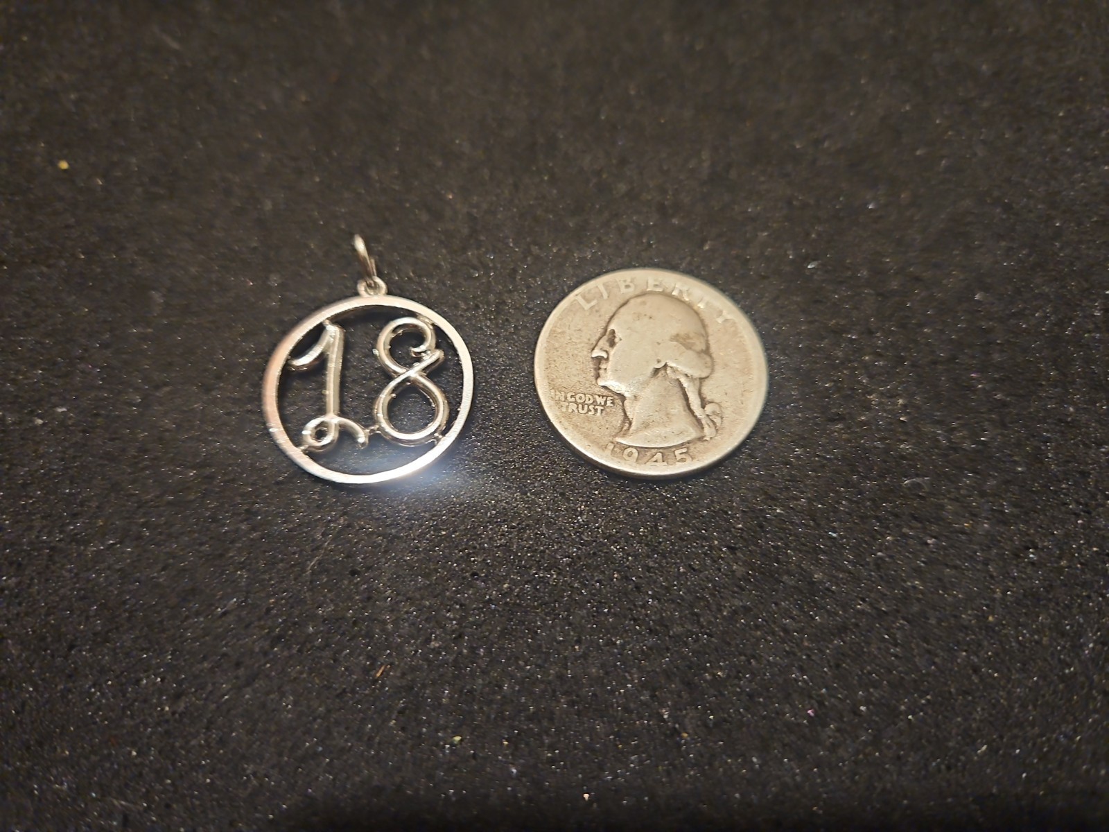 Sterling Silver 18th Birthday Pendant/Charm