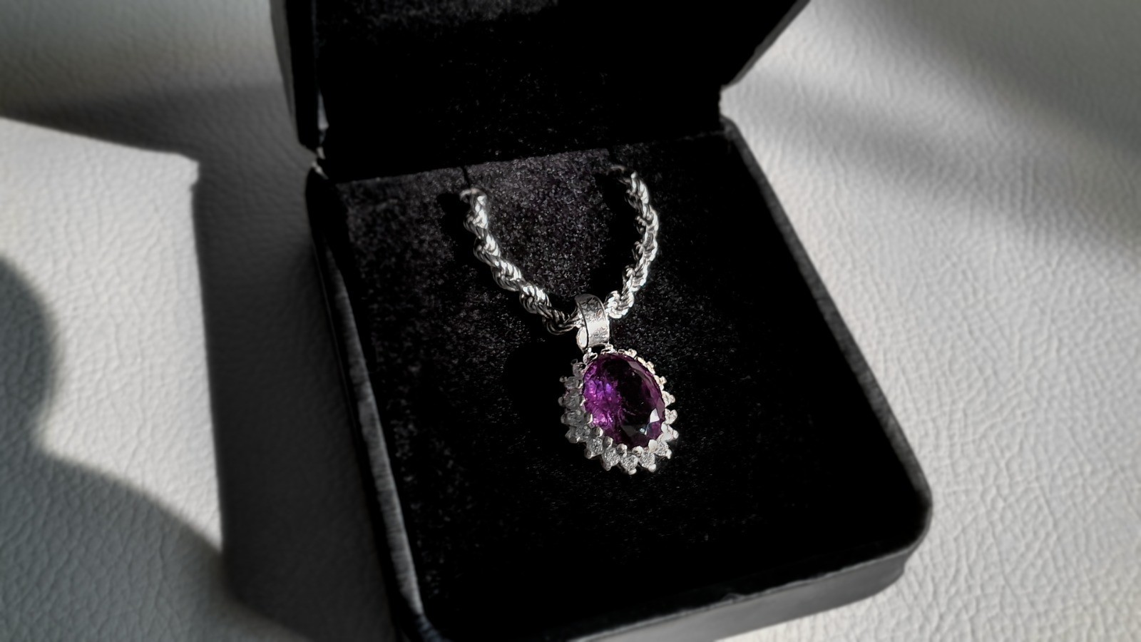 Amethyst Pendant For Women.