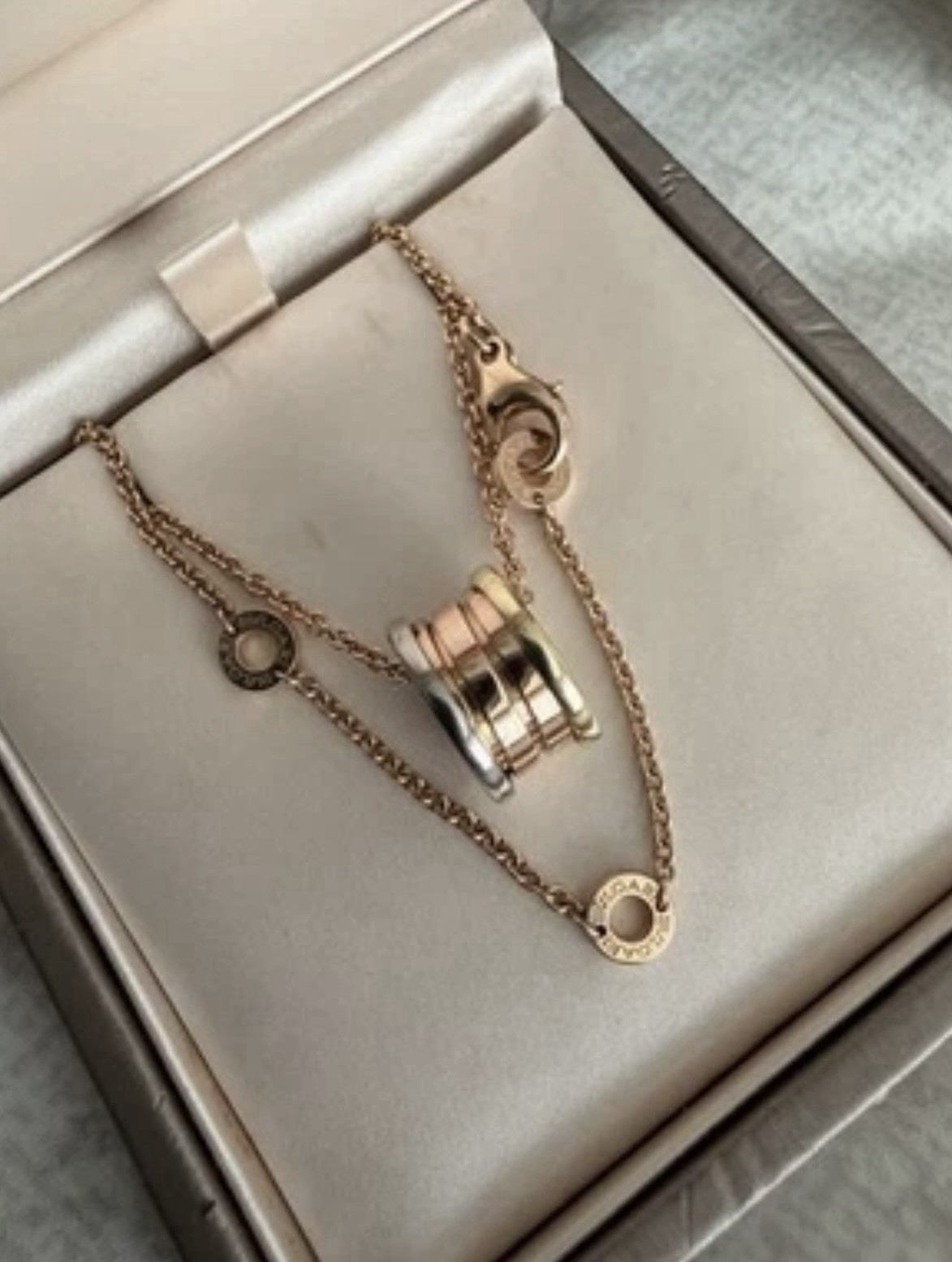 Bvlgari B.zero Tricolor Perfect Mistake Adjustable Necklace