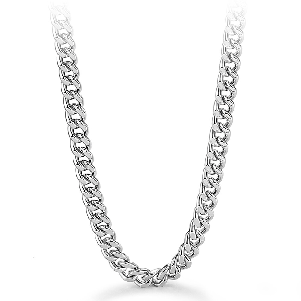 925 Sterling Silver 10mm Miami Cuban Link Chain Men’s Necklace w/ Box Lock Clasp