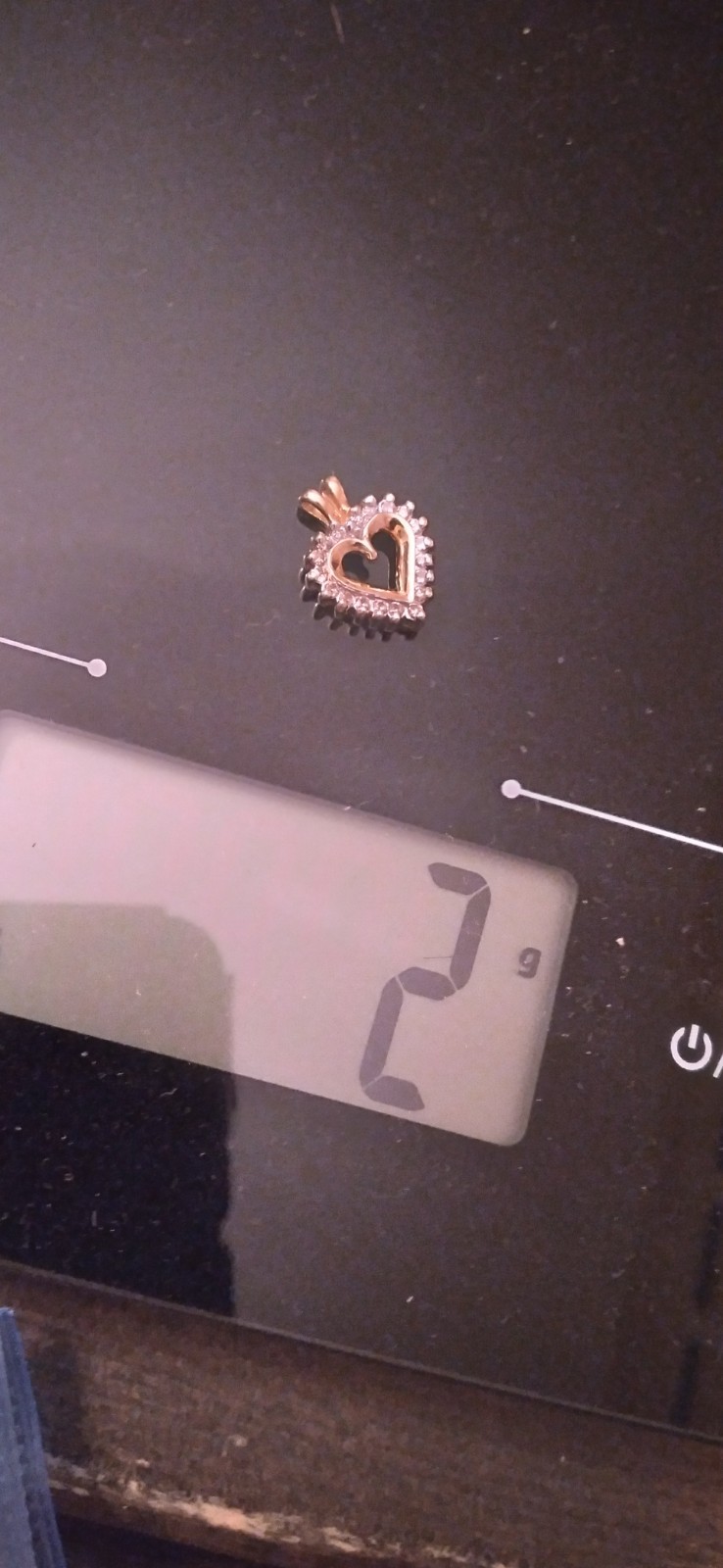 Vintage 10k Yellow Gold 20 Melee Diamond Heart Charm 2 Grams 😘 Sweetheart 😚