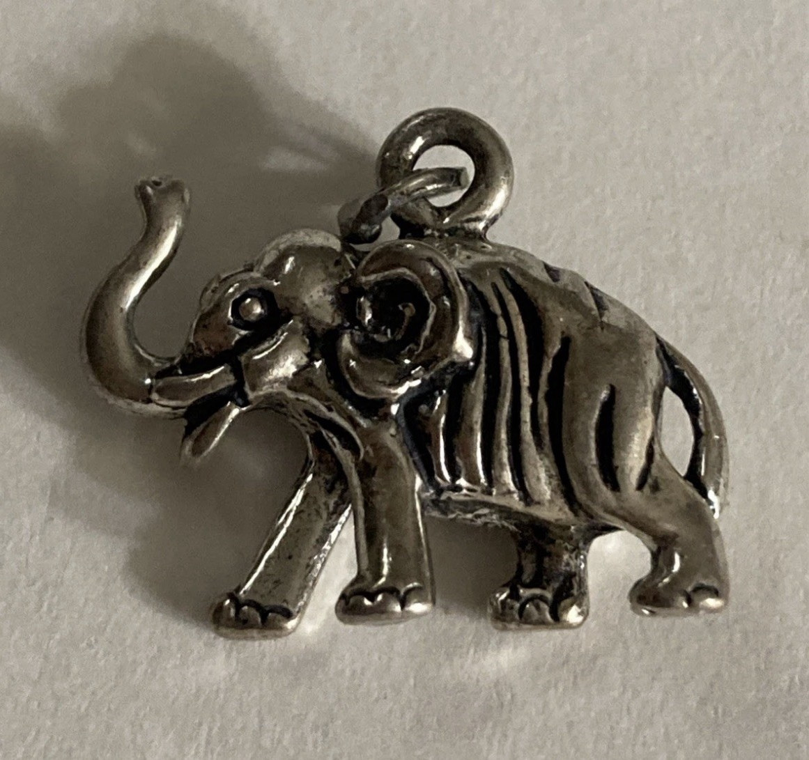 Beau Sterling Silver 925 Elephant Charm Pendant Animals