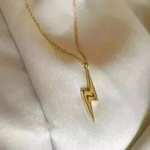 1.50Ct Round Cut Real Moissanite Daily Wear Fancy Pendant 14k Yellow Gold Plated