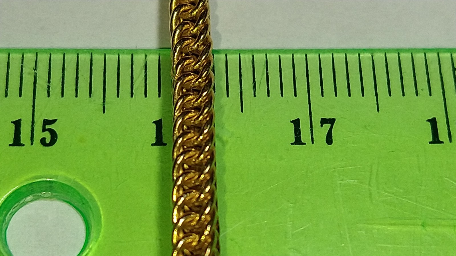 23k gold franco chain necklace 15.22 grams – 20.75″