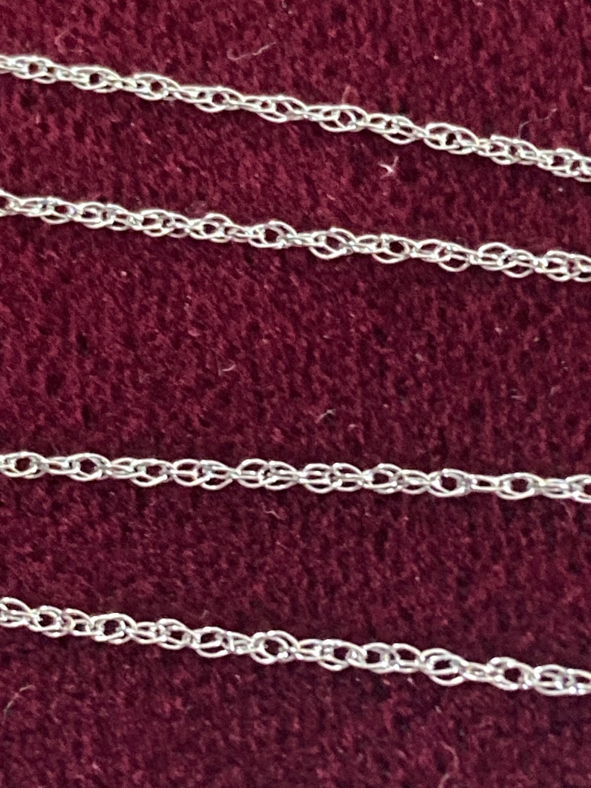 .925 Sterling Silver STS 1mm ROPE CHAIN 30″ Necklace spring ring