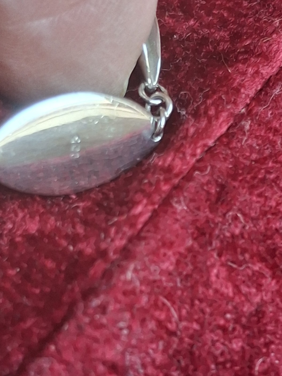 REDUCED! Pretty Vintage Hallmarked Sterling Silver Oval Link Necklace 24.5g