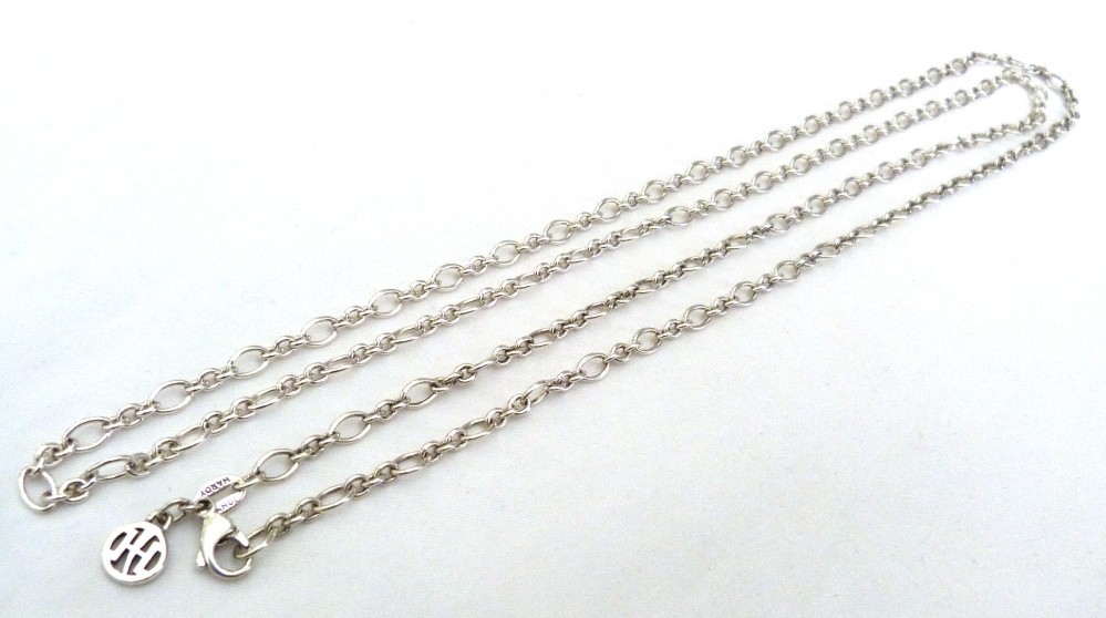 JOHN HARDY STERLING SILVER 4MM CLASSIC CHAIN COLLECTION CABLE LINK NECKLACE ~36″