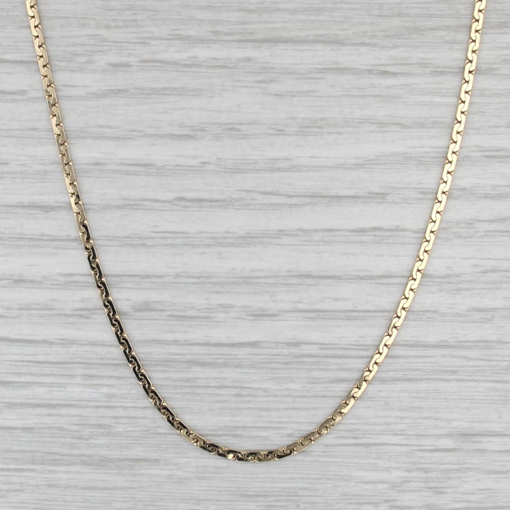 C-Link Chain Necklace 14k Yellow Gold 19.5″ 1.8mm