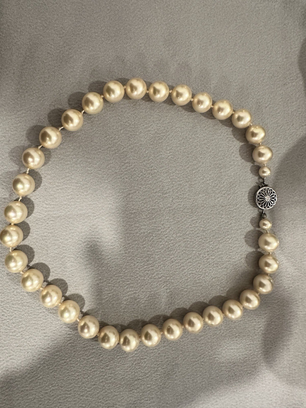 South Sea Pearl – Yellow Necklace – No Box