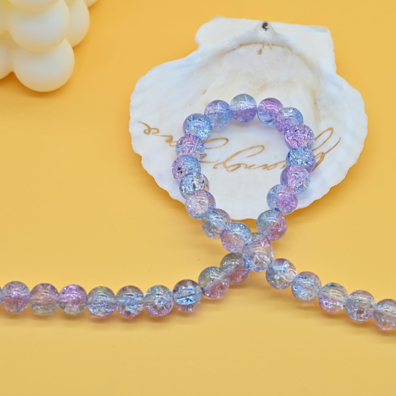 Colorful Mood Choker Baroque Bead Imitation Pearls Necklace, Women, Adults – 05