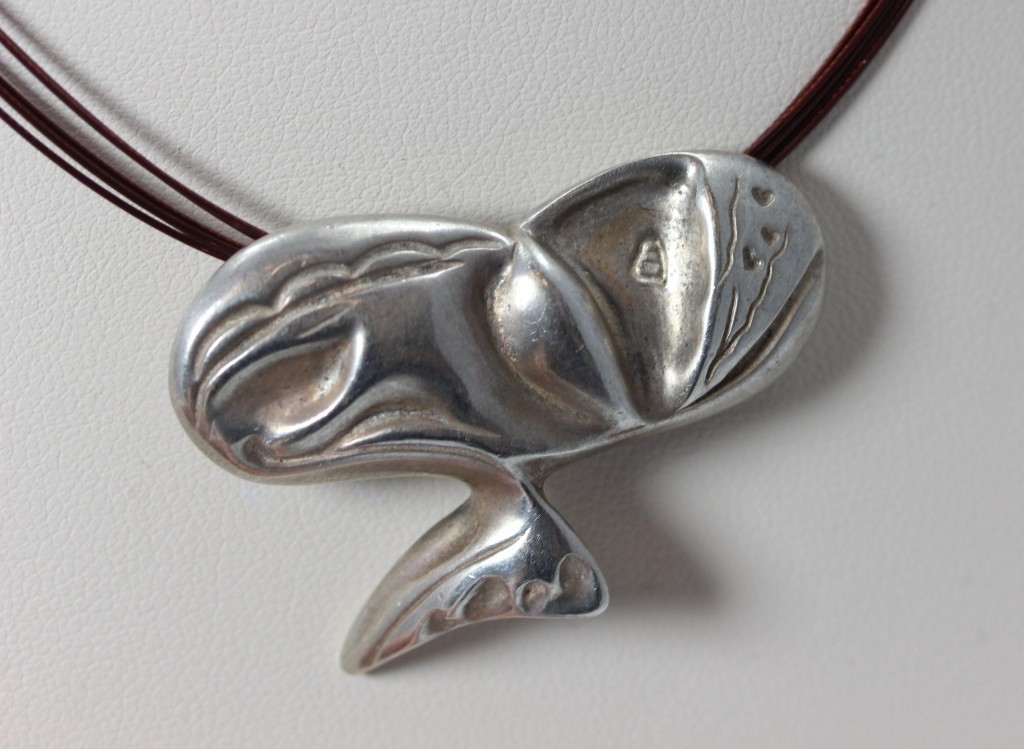 925 Art of the Soul Affirmation “My Commitment is Born of Heart” Pendant – 2718