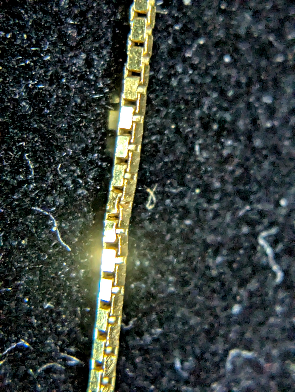 Vintage 14K SOLID Yellow Gold Box Chain Necklace 18″ Jewelry Gift FREE Shipping