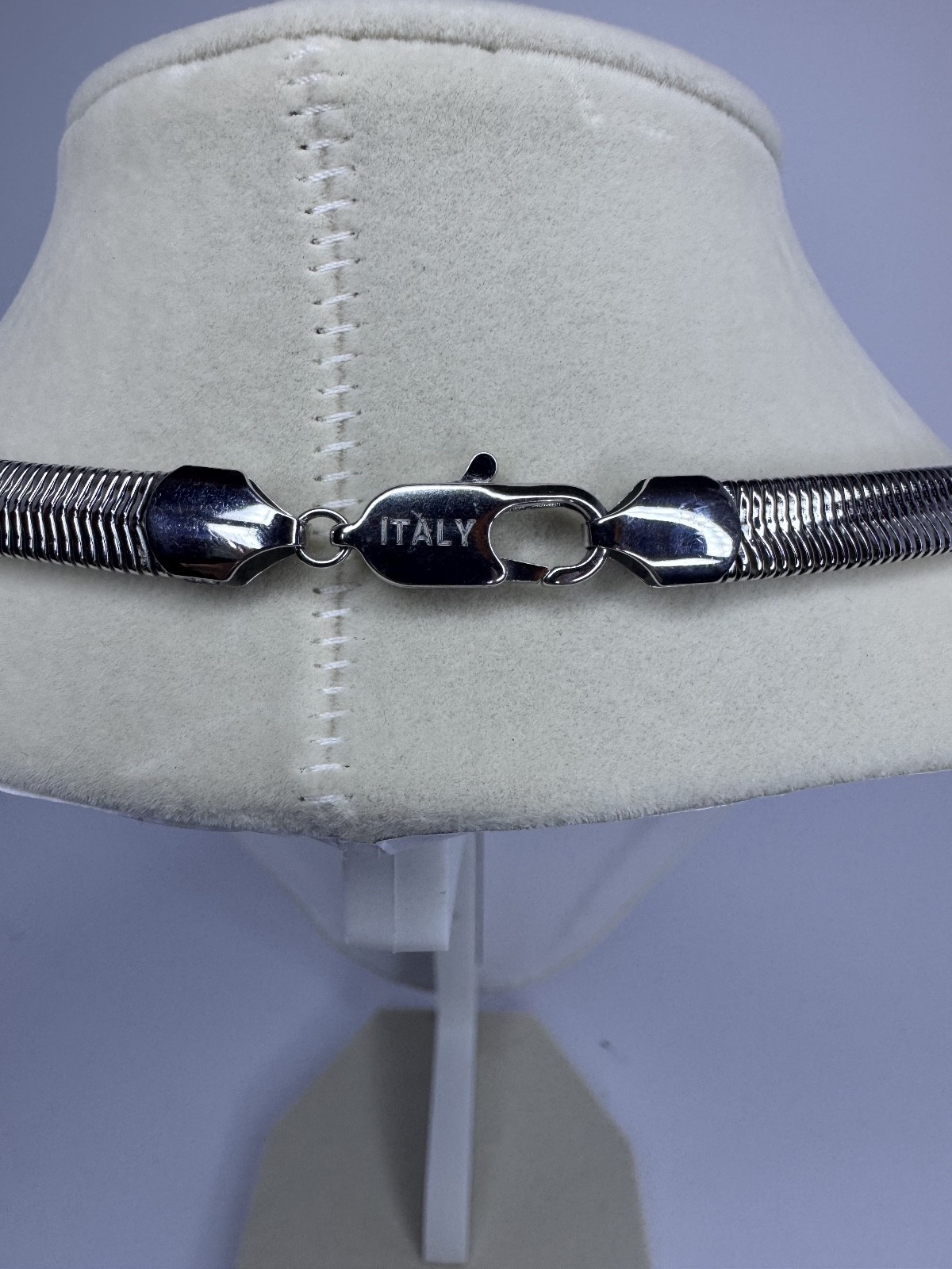 Italy 925 Sterling Silver 8mm Snake Chain Necklace 20.5″ 25g Heavy Unisex