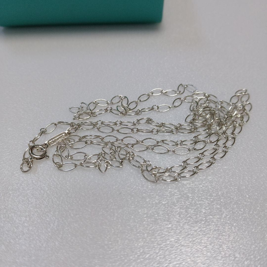 Tiffany & Co. Oval Link Necklace Silver 925 Women Excellent 76cm